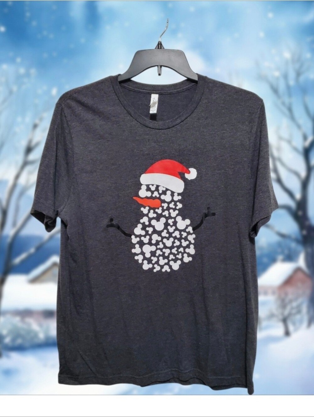 Mickey Mouse Snowman T-Shirt size XL